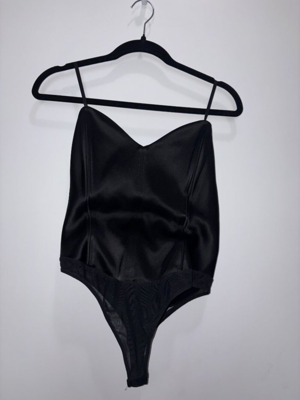 Babaton TEN Strapless Satin Corset Bodysuit